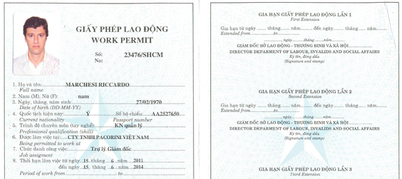 Gia hạn giấy phép lao động người Đài Loan làm việc tại Nghệ An (nguồn internet)
